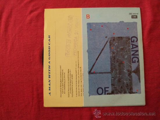 Discos de vinilo: GANG OF FOUR, IS IT LOVE (EMI 1983) SINGLE PROMOCIONAL ESPAÑA - Foto 2 - 39118713