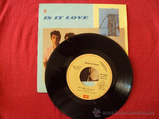 Discos de vinilo: GANG OF FOUR, IS IT LOVE (EMI 1983) SINGLE PROMOCIONAL ESPAÑA - Foto 3 - 39118713