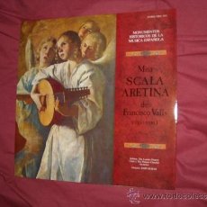 Discos de vinilo: MISA SCALA ARETINA DE FRANCISCO VALLS SIGLO XVIII LP PORTADA DOBLE CON LIBRETO MONUMENTOS HISTORICOS