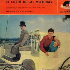 Disques de vinyle: ERWIN HALLETZ - EL COCHE DE LAS MELODÍAS - LP 1958. Lote 39126079