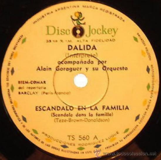 Discos de vinilo: Siete sencillos argentinos de Dalida - Foto 2