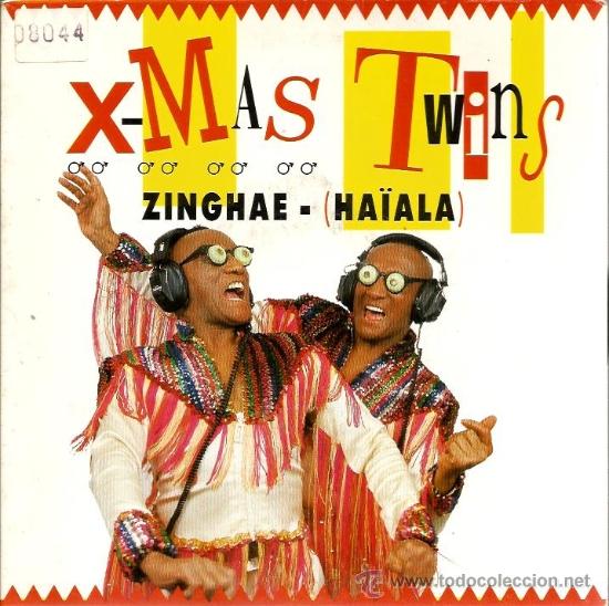 Discos de vinilo: SINGLE X-MAS TWINS : ZINGHAE - HAIALA - Foto 1