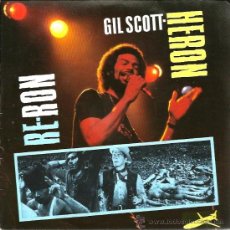 Discos de vinilo: SINGLE GIL SCOTT-HERON : RE-RON + RE-RON DUB INSTRUMENTAL (PROMO) 