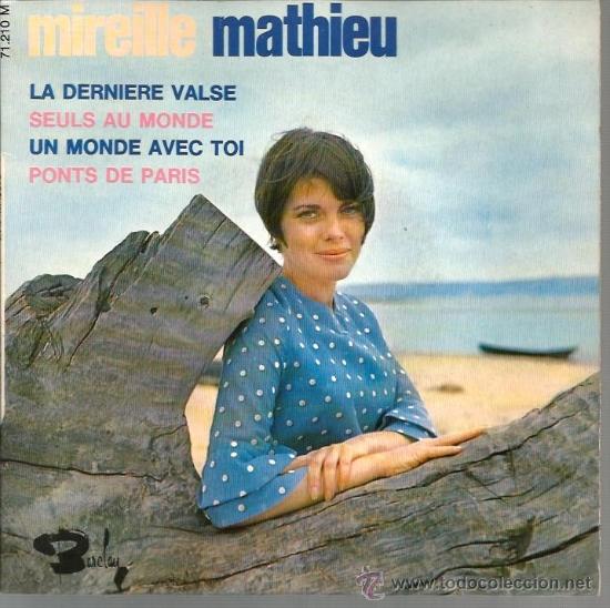 Discos de vinilo: EP MIREILLE MATHIEU : LE DERNIERE VALSE + 3 - Foto 1