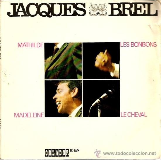 Discos de vinilo: EP JACQUES BREL : MATHILDE - Foto 1