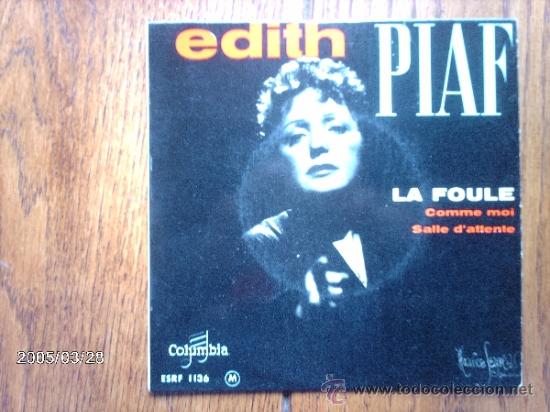 Discos de vinilo: edith piaf  -  la foule  +  2 - Foto 1