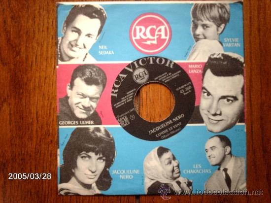 Discos de vinilo: jacqueline nero - a malypense + comme le vent - Foto 1