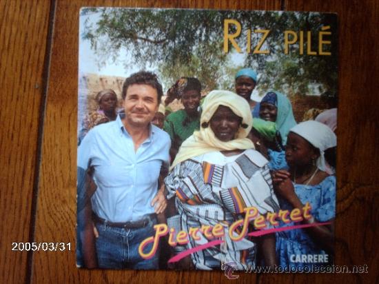 Discos de vinilo: pierre perret   -  riz pile  +  la veuve - Foto 1