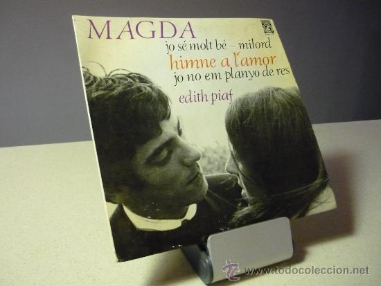 Discos de vinilo: MAGDA CANTA EDITH PIAF EP - Foto 1