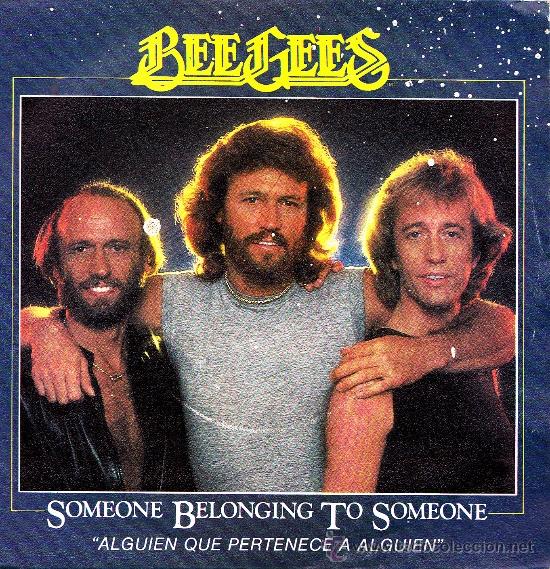 Discos de vinilo: BEE GEES-SOMEONE BELONGING TO SOMEONE + I LOVE YOU TOO MUCH SINGLE VINILO 1983 SPAIN