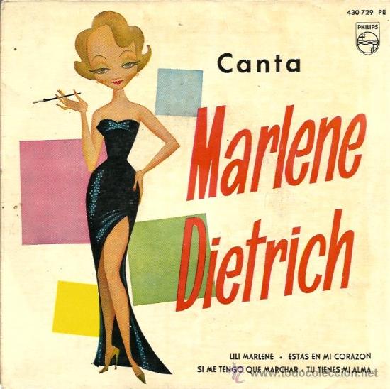Discos de vinilo: EP CANTA MARLENE DIETRICH : LILI MARLENE - Foto 1