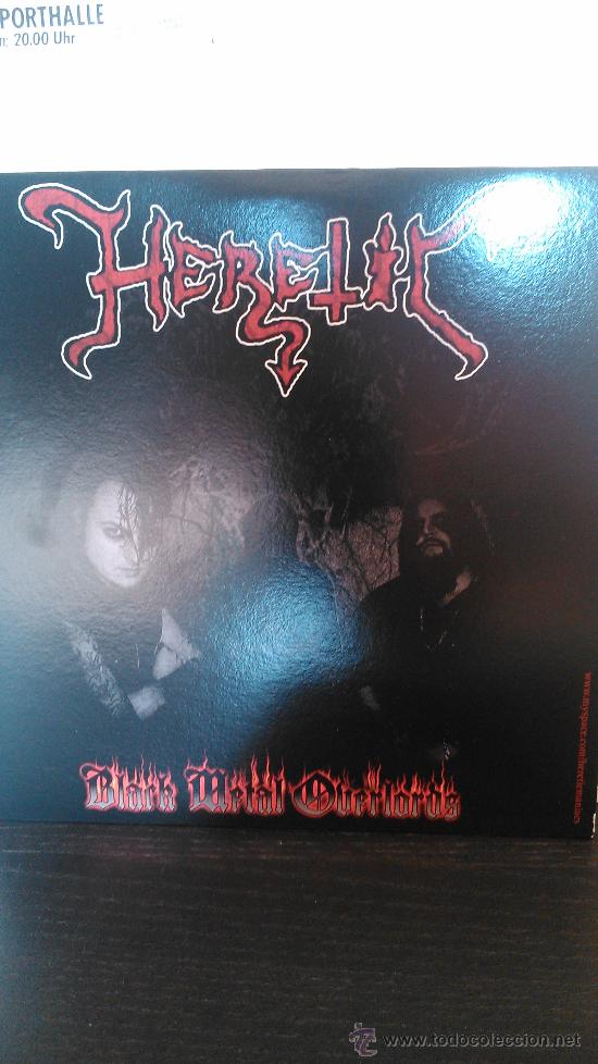 Discos de vinilo: HERETIC - BLACK METAL OVERLORDS - Foto 1