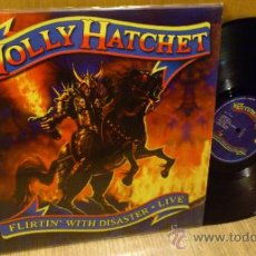 Discos de vinilo: MOLLY HATCHET FLIRTIN' WITH THE DISASTER LIVE LP DISCO DE VINILO 2007 . Lote 39180851