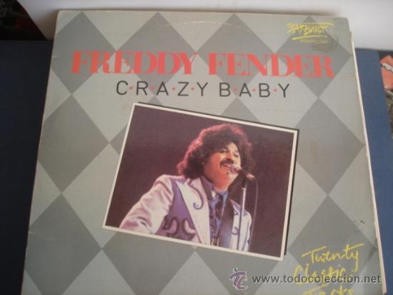 Discos de vinilo: FREDDY FENDER  CRAZY BABY - Foto 1