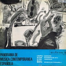 Discos de vinilo: CONJUNTO DE MÚSICA CONTEMPORANEA DE MADRID - PANORAMA DE MÚSICA CONTEMPORANEA ESPAÑOLA - LP 1967. Lote 39225341