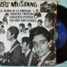 Discos de vinilo: SINGLE EP LOS MUSTANG - LA AYUDA DE LA AMISTAD / TABATHA TWITCHIT / SARGENTO PEPPER'S / LOS DOS TAN. Lote 39215943