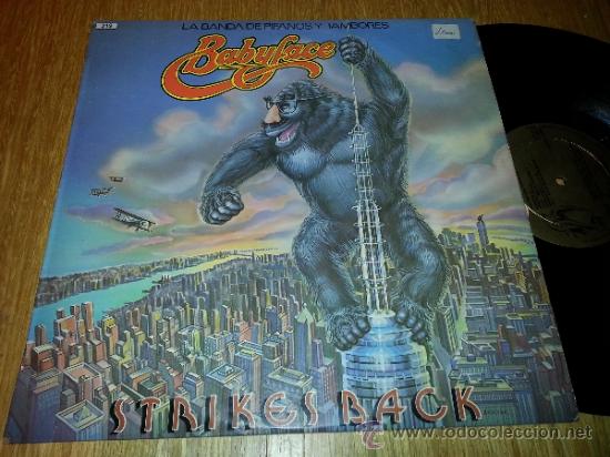 Disques de vinyle: BABYFACE La banda de pifanos y tambores. Strikes Back LP 1977 Atlantic PROMO EDICION ESPA&Ntilde;OLA SPAIN