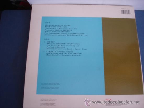 Discos de vinilo: CLANNAD & PAUL YOUNG   BOTH SIDES NOW - Foto 2