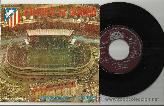 Discos de vinilo: atletico de madrid single himno discos berta espa&ntilde;a 1974