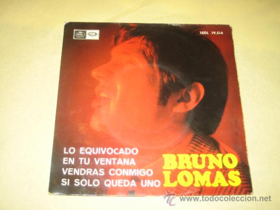 Discos de vinilo: BRUNO LOMAS    - 1966 - Foto 1