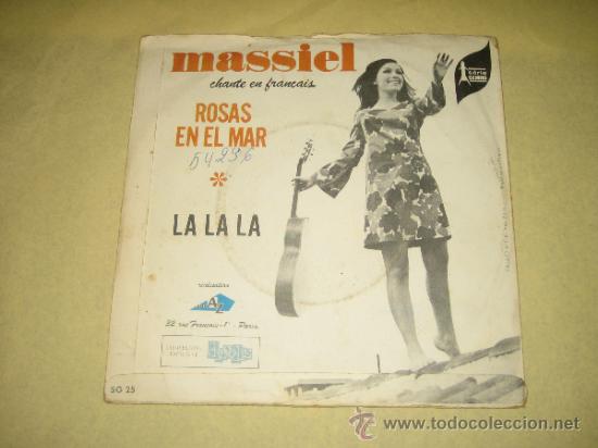 Discos de vinilo: MASSIEL- LA,LA,LA - CANTADO EN FRANCES - ED. FRANCIA - Foto 2