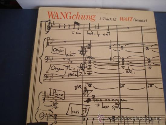 Discos de vinilo: WANGCHUNG   WAIT (REMIX) - Foto 1