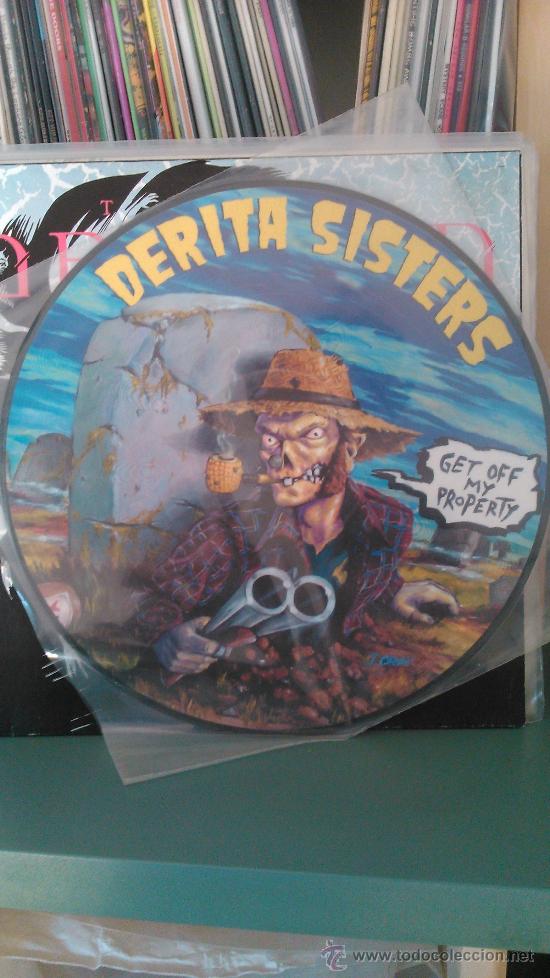 Discos de vinilo: DERITA SISTERS - GET OFF MY PROPERTY - Foto 1
