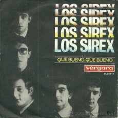 Discos de vinilo: LOS SIREX SINGLE SELLO VERGARA AÑO 1965. Lote 39303659