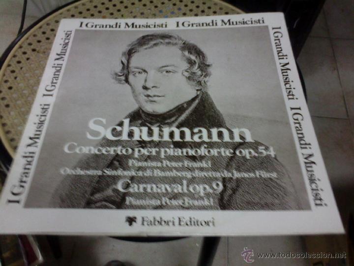 Disques de vinyle: schumann concierto para piano op. 54