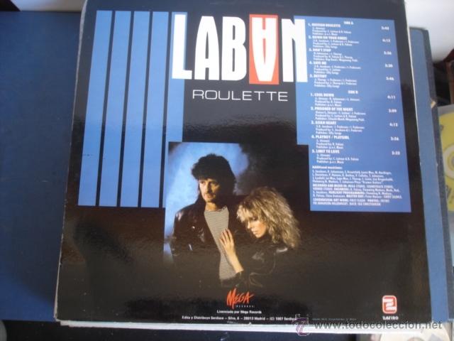 Discos de vinilo: LABAN  ROULETTE   PROMO Lp - Foto 2