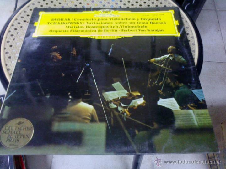 Discos de vinilo: dvorak tchaikowsky orquesta de berlin von karajan - Foto 1