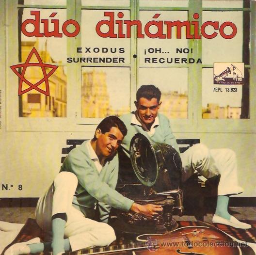 Discos de vinilo: EP DUO DINAMICO -EXODUS- OH NO - SURRENDER - RECUERDA - Foto 1