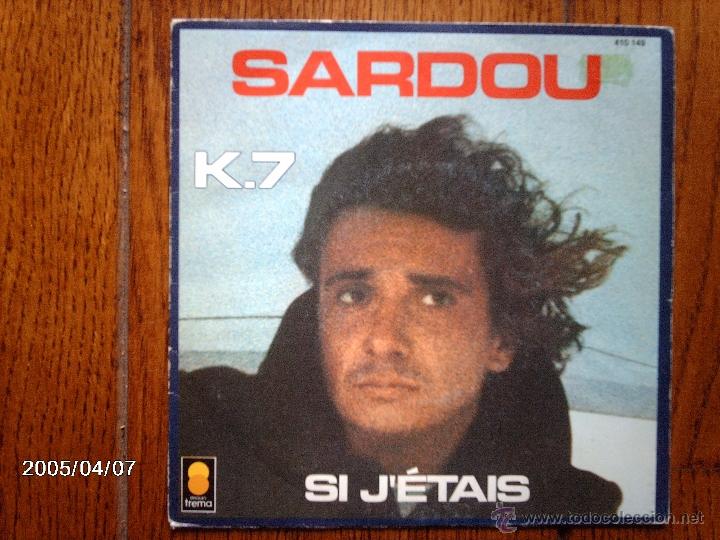 Discos de vinilo: michel sardou  -  k-7  +  si j&acute;etais - Foto 1