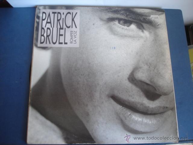 Discos de vinilo: PATRICK BRUEL   ROMPER LA VOZ - Foto 1