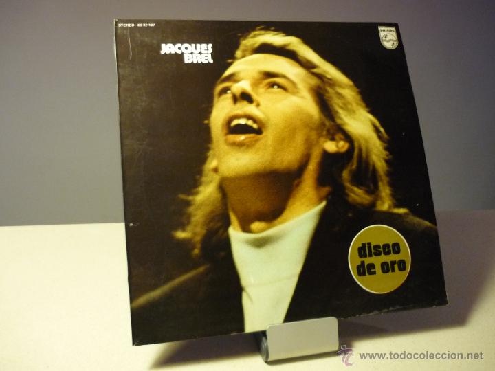 Discos de vinilo: JACQUES BREL DISCO DE ORO LP - Foto 1
