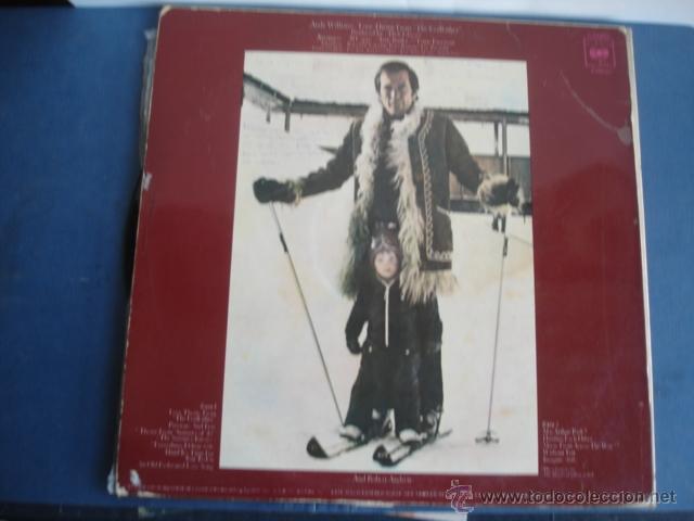 Discos de vinilo: ANDY WILLIAMS   LOVE THEME FROM THE GODFATHER - Foto 2