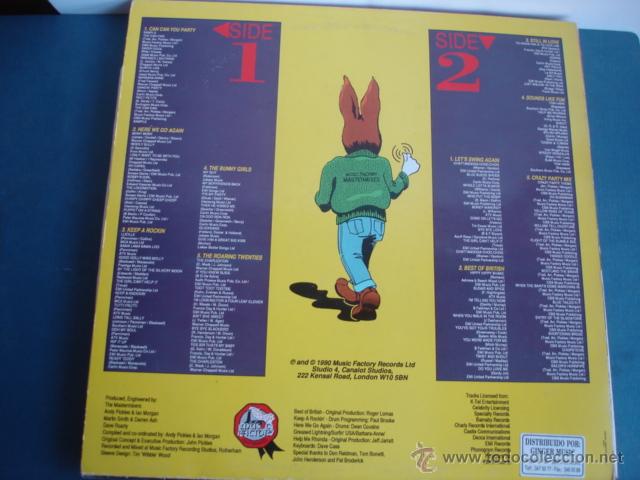 Discos de vinilo: JIVE BUNNY AND MASTERMIXES   IT&acute;S PARTY TIME - Foto 2