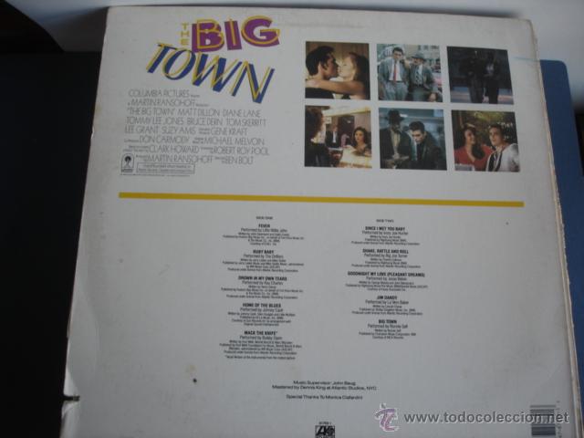 Discos de vinilo: THE BIG TOWN  B.S.O. - Foto 2