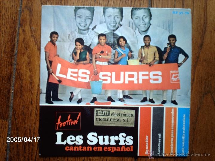 Discos de vinilo: les surfs - cantan en espa&ntilde;ol - en una flor + 3 - Foto 1
