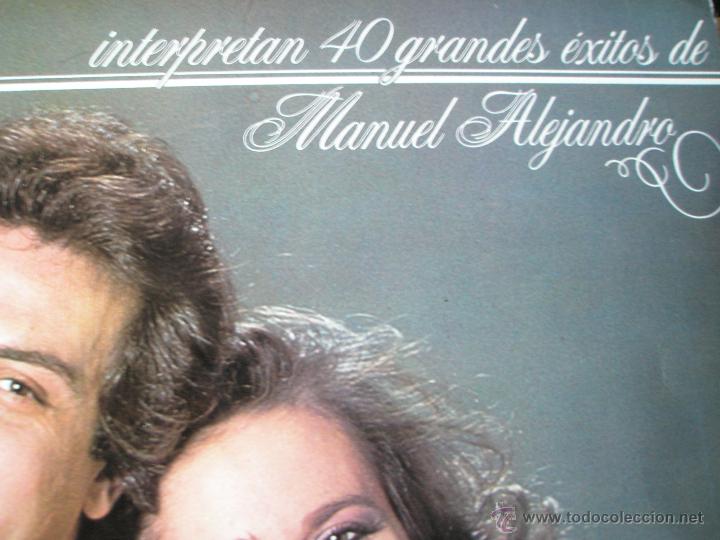Discos de vinilo: LP-VINILO-AMOR 2-40 &Eacute;XITOS M.ALEJANDRO-1982-RCA-. - Foto 5