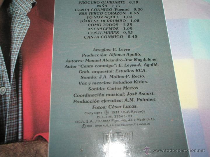 Discos de vinilo: LP-VINILO-AMOR 2-40 &Eacute;XITOS M.ALEJANDRO-1982-RCA-. - Foto 2