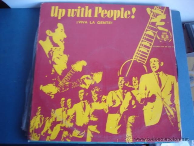 Discos de vinilo: UP WITH PEOPLE!   &iexcl;VIVA LA GENTE! - Foto 1