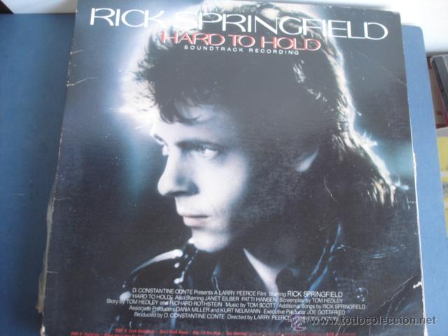 Discos de vinilo: RICK SPRINGFIELD   HARD TO HOLD  B.S.O. - Foto 1