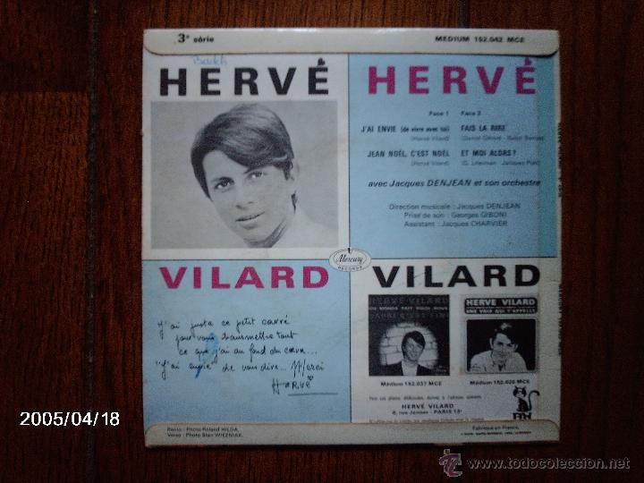 Discos de vinilo: herve vilard  -  J&acute;ai envie   +  3 - Foto 2