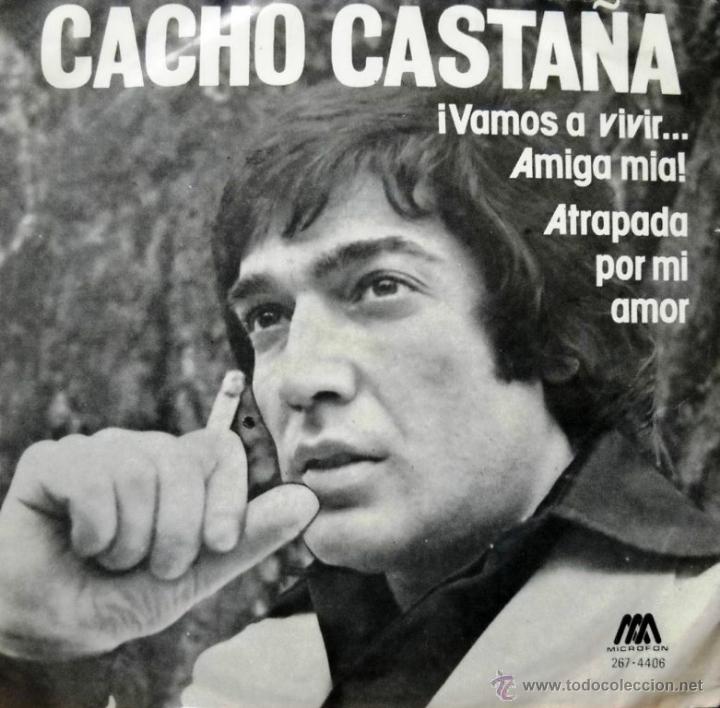 Discos de vinilo: Cuatro sencillos argentinos de Cacho Casta&ntilde;a - Foto 4