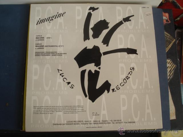 Discos de vinilo: P.C.A. PROBLEMS   IMAGINE - Foto 2