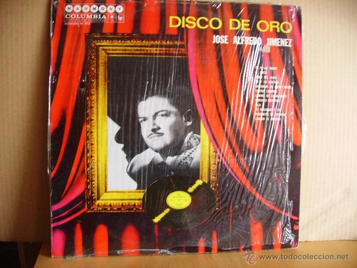 Discos de vinilo: JOSE ALFREDO JIMENEZ ---- DISCO DE ORO - Foto 1
