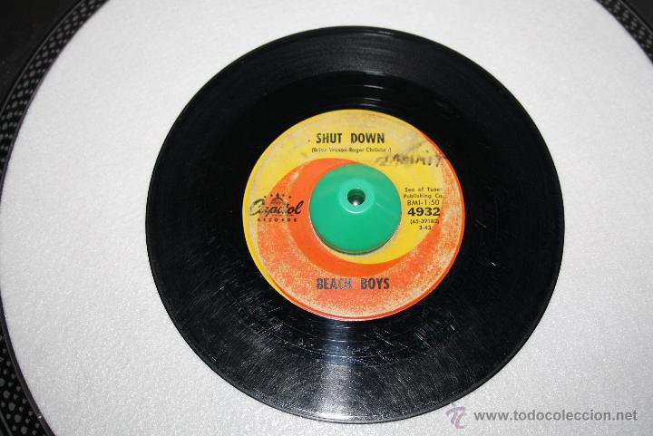 Discos de vinilo: Lote BEACH BOYS - 4 singles US - CAPITOL - Foto 4