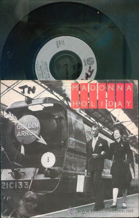 Discos de vinilo: MADONNA Holiday (Edici&oacute;n UK) - Foto 1