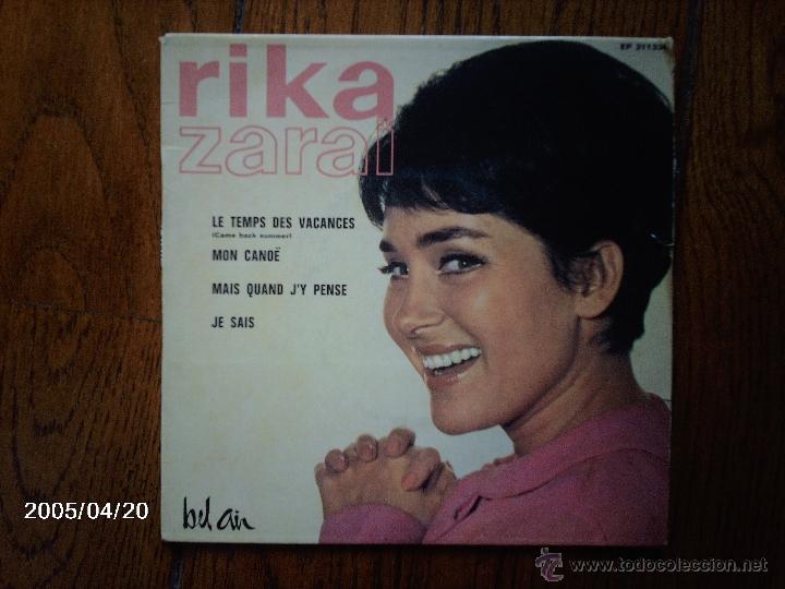 Discos de vinilo: rika zarai  -  le temps de vacances  +  3 - Foto 1
